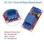 Module de Relais 1 Canaux 5V avec Optocoupleur Compatible avec Déclencheur de Bas Ou Haut Niveau 6 Pièces