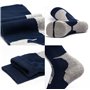 Barrageon Chaussettes de Ski Hommes Femmes Thermiques Chaudes, Contrôle de l'Humidité Anti-Odeur Anti-Bactérienne Chaussette d'h