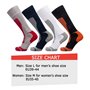 Barrageon Chaussettes de Ski Hommes Femmes Thermiques Chaudes, Contrôle de l'Humidité Anti-Odeur Anti-Bactérienne Chaussette d'h