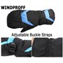 Barrageon Moufle Homme & Femme, Gants de Ski Protègent du Vent, Imperméable et Thermiques, Chaud Sports de Plein Air Gant d’Hive