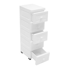 Meuble de rangement sur roulettes avec 5 tiroirs