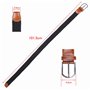 Ceinture Tressée,Ceinture élastique Extensible Stretch Femme avec Sangle Boucle Métal Dans un Sac en Lin Taille Ajustable pour J
