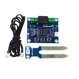 Reland Sun XH-M214 Module de capteur d'humidité du sol avec capteur d'irrigation automatique à affichage numérique avec sonde d'