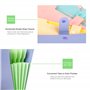Trieur Valisette, Accordéon Classeur Pochettes Porte-documents avec 5 Compartiments en Format A4 Haute Capacité Document Porte D