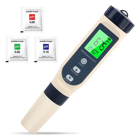 5 en 1 Testeur PH/TDS/EC/Salinité/Thermomètre