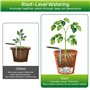 Système d'Arrosage Automatique Solaire avec Minuteur,Kit d'Irrigation pour Jardin,Balcon (Sans Raccordement d'Eau) & Plantes en 
