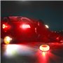 Zeawavsl Lot De 2 Feux D'Avertissement, Feux De Feux Led Avec ViséE Et Crochet, Avec 9 Modes De Flash Fonction Avec