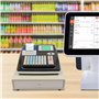 Caisse enregistreuse pour petits entrepreneurs - 48 touches - LED numérique - Système de caisse - Gastronomie - Commerce de déta