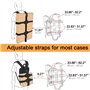 Système de Transport de Sac à Dos avec Sangle réglable – Idéal pour Transporter des valises rigides de Petite à Moyenne Taille.
