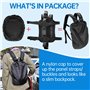 Système de Transport de Sac à Dos avec Sangle réglable – Idéal pour Transporter des valises rigides de Petite à Moyenne Taille.