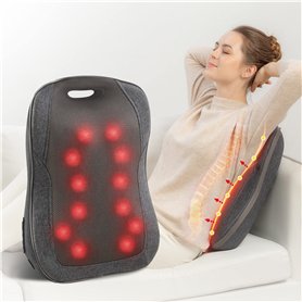 Comfier Masseur de Dos Shiatsu avec Chaleur - Coussin de Massage portable
