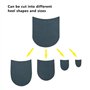 Unikstep Lot de 2 paires de coussinets pour chaussures en caoutchouc de réparation de chaussures 3,5 mm d'épaisseur et de protec