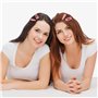 Lot de 12 barrettes à cheveux en acrylique rose pour fille - Accessoires de coiffure pour tout-petits, enfants, filles, femmes