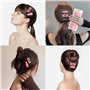 Lot de 12 barrettes à cheveux en acrylique rose pour fille - Accessoires de coiffure pour tout-petits, enfants, filles, femmes