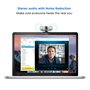 papalook Webcam 1080P pour PC, PA452 Full HD Web Caméra avec Microphone Stéréo, Mise au Point Manuelle, Live Streaming/Réunion s