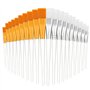 Pinceau Masque Visage Brosse de Masque Facial Pinceaux Applications de Visage avec Poignée en Plastique Transparent pour Masque
