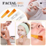 Pinceau Masque Visage Brosse de Masque Facial Pinceaux Applications de Visage avec Poignée en Plastique Transparent pour Masque 