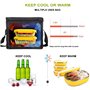 ZephyrHome Sac Isotherme Repas 10L Pliable, Sac-Glacière Étanche pour Lunch Bag, Sacoche Isotherme Repas Portable avec Bandouliè
