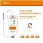Elitech Tlog 100EH Enregistreur de données de température et d'humidité réutilisable PDF Port USB Capteur externe 32000 points