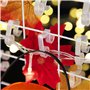 JoGoi Lot de 100 Plastique Crochets à Suspendre pour Guirlande Lumineuse de Noël Bardeau de Gouttière Crochets Extérieurs Blanc