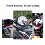 Filet à Bagages 2 Pièces Araignée Elastique avec 6 Crochets pour Moto Scooter Bicyclette VTT Extensible 28 x 28cm Noir