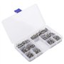 400 Pièces Vis Autotaraudeuses M3 Vis à Tête Plate Croisée, Vis à Bois Cruciforme Inox Vis à Bois Inox en Acier Inoxydable Kit d