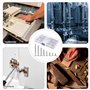 400 Pièces Vis Autotaraudeuses M3 Vis à Tête Plate Croisée, Vis à Bois Cruciforme Inox Vis à Bois Inox en Acier Inoxydable Kit d