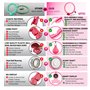 LINGDA Hula Hoop Smart Hula Hoop Cerceau avec Compteur Intelligent, avec Balle de Poids et 16 maillons réglables Amovibles, avec