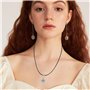 20 Pièces Cordon Collier, Collier de Corde de Cire avec Fermoir, Noir Collier Réglable, Cordon de Collier Wax en Cuir Artificiel