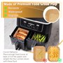 150pcs Papier Cuisson Air Fryer，Rectangulair Paper Liners Friteuse Sans Huile Accessoires，Papier Sulfurisé Feuilles，Doublure en 
