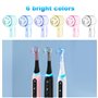 LOBVABA 6 Pcs Capuchon Protection Brossette, Électrique Brosse à Dents Tête Housse, Protege Brosse a dent, Capuchon Protection p