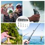 100 Pièces Emerillons Baril de Pêche et Agrafes de Pêche Interlock à Connecteurs, Émerillons de Pêche Haute Vitesse, Emerillons 