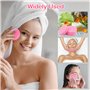 18 Pièces Éponges Visage, Eponge Demaquillage Visage Lavable, Éponge Nettoyante de Visage, Ronde Réutilisable Éponge à Visage, É