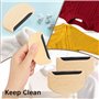 3 Pièces Rasoir Anti Bouloche Manuel, Réutilisable Brosse Anti Poils Animaux, Nettoyeur De Peluche, Portable Lint Remover, Bross