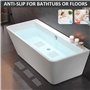 24PCS Adhésif Antidérapant Bain&Doucheautocollants de Douche Antidérapants,Autocollants de Douche Bandes de Sécurité de Bain,Adh