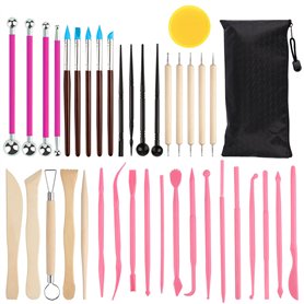 38pcs Outils kit poterie