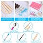 38pcs Outils kit poterie,Outils de Sculpture，Outil Sculpture Modelage, Outil Modelage Clay Sculpting Tools, Avec Sac Rangement，p