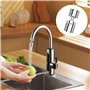 Aérateur de Robinet, 360° Pivotant Embout Robinet Cuisine, Embout Robinet avec 5 Adaptateurs de Buse, Économiseur d'Eau, Aérateu