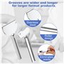 6 pièces Presse Tube, Presse Tube Dentifrice，Tubes Dentifrices en Acier Inoxydable，Forme de Clé en Presseur de Dentifrice,pour C