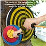 YanBous 4 accessoires de tir à l'arc – Extracteurs de flèches antidérapants en caoutchouc et silicone avec poignée, séparateur d