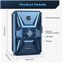 Bubbacare Anti Aboiement Chien Ultrason, 3 Niveaux Boitier Anti Aboiement avec Longue Portee, Rechargeable & Etanche Dispositif 