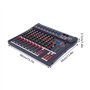 banborba Table de mixage audio professionnelle 8 canaux avec interface numérique USB