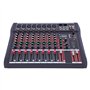 banborba Table de mixage audio professionnelle 8 canaux avec interface numérique USB