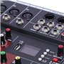 banborba Table de mixage audio professionnelle 8 canaux avec interface numérique USB