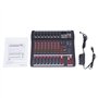 banborba Table de mixage audio professionnelle 8 canaux avec interface numérique USB