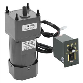 Moteur à engrenages CA 220 V 120 W 180 K Moteur électrique Couple élevé Moteur à engrenages réglable monophasé asynchrone avec r