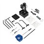 OMGGYER Robot de tennis de table automatique avec filet, télécommande et 100 balles pour joueurs de tous niveaux de difficulté p