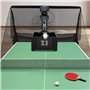 OMGGYER Robot de tennis de table automatique avec filet, télécommande et 100 balles pour joueurs de tous niveaux de difficulté p