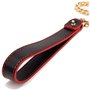avec Une chaîne en Or et Un Collier Rouge avec Une cravache Rouge pour Femmes