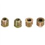 Hilitand Meubles Hex Socket Ecrou M4 * 8mm 50Pcs Type Fileté En Alliage De Zinc Fil Hexagone Tête D'écrou Écrous Pour Insert En 